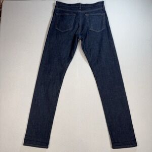 Uniqlo Kaihara Selvedge Jeans Men's 31x33 Indigo Blue Slim Straight Middle Rise